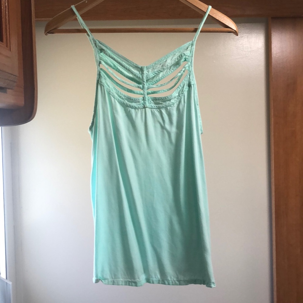 RVCA Mint Green Strappy Tank size small
